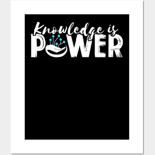 Knowledge is Power Promote Learning and Education for All Posters and Art